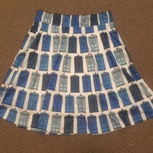 Doctor Who Her Universe Tardis Skirt